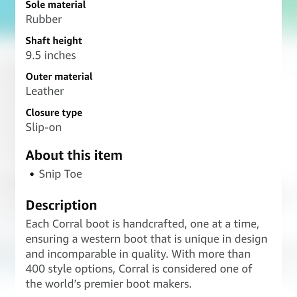 Corral Women's Sequin Eagle Black & Gray Snip Toe Cowboy Western Boots Size 8 - Picture 2 of 6